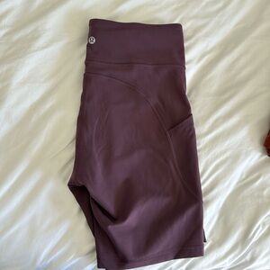 Lulu biker shorts wunder under